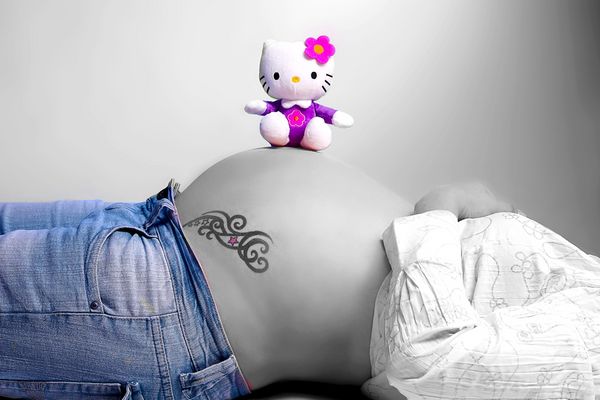 Hello Kitty Bauch