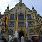 Helmstedt Rathaus mit Brunnen