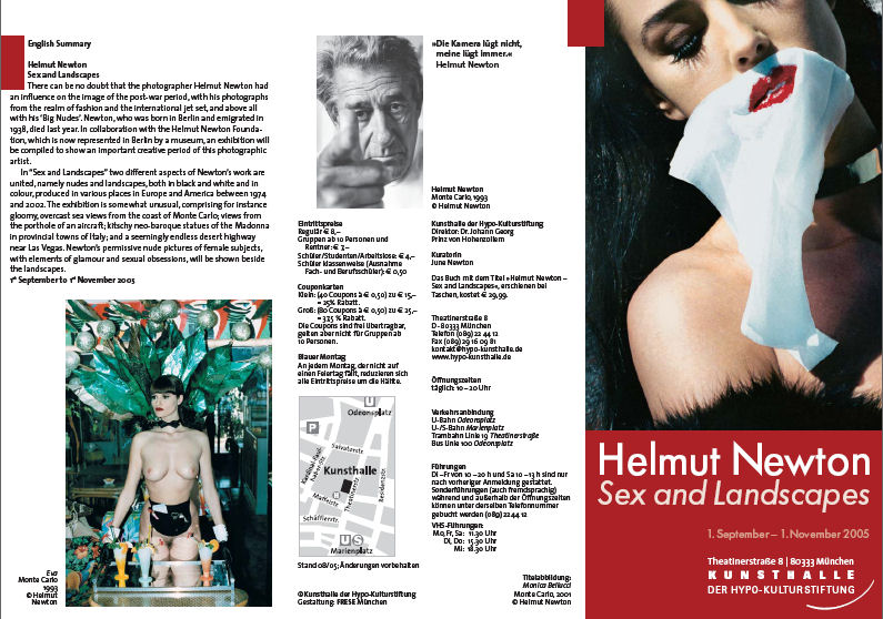 @ helmut newton - ausstellung 2005 in münchen