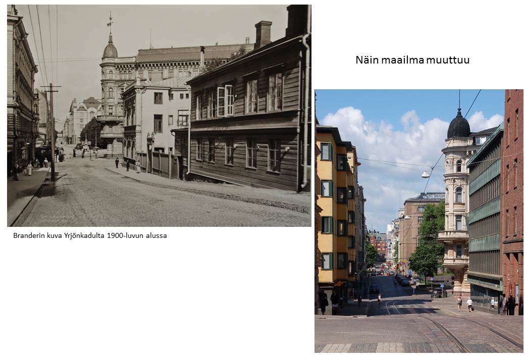 Helsinki 1909 and 2013, Yrjönkatu