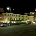 Helsinki by night with tram