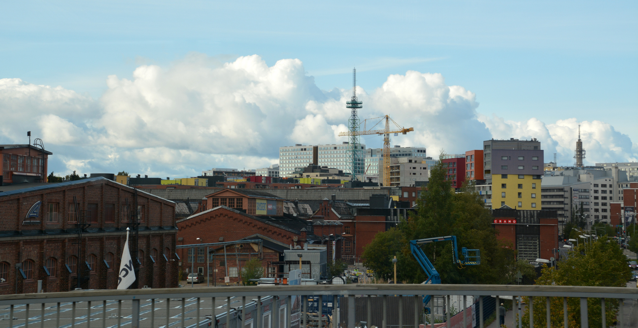 Helsinki, Clouds ower Pasila