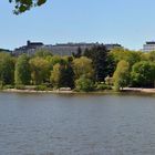 Helsinki, Finlandia House (left) betveen Ooppera House