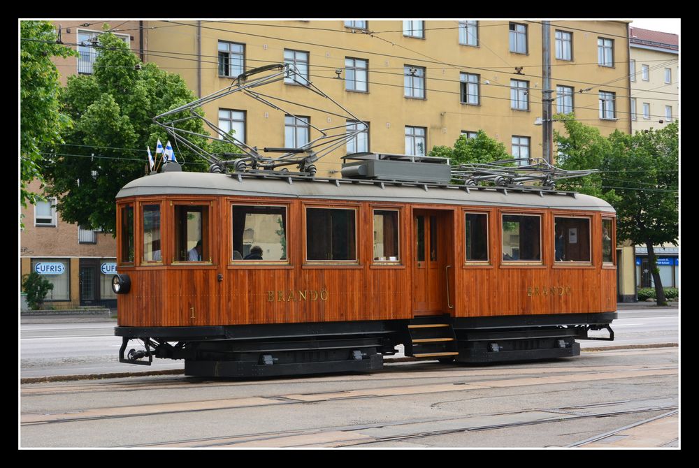 Helsinki (Finnland) – Historische Straßenbahn -1