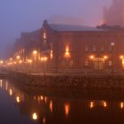 Helsinki, foggy Kanavaranta