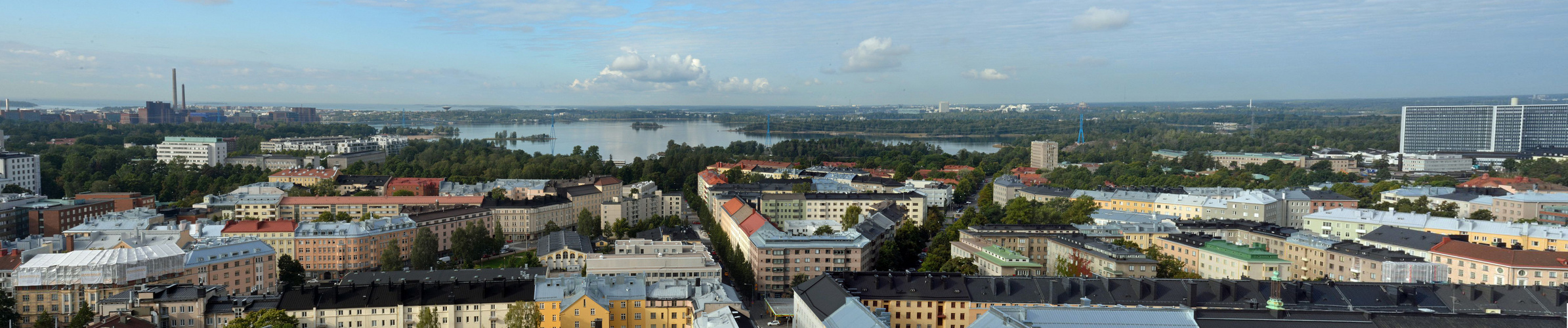 Helsinki, from Sporstadion to west