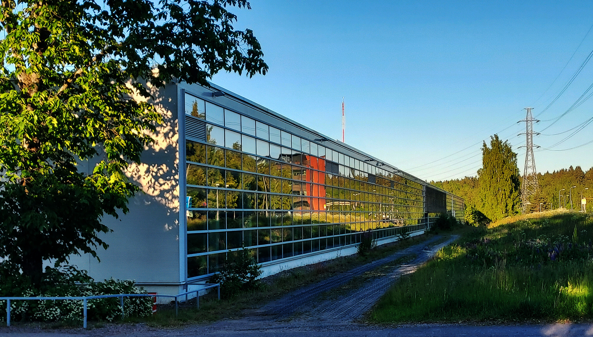 Helsinki, Haaga, the reflection on windows