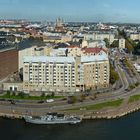 Helsinki, Hietalahti from up the hotel Glarion