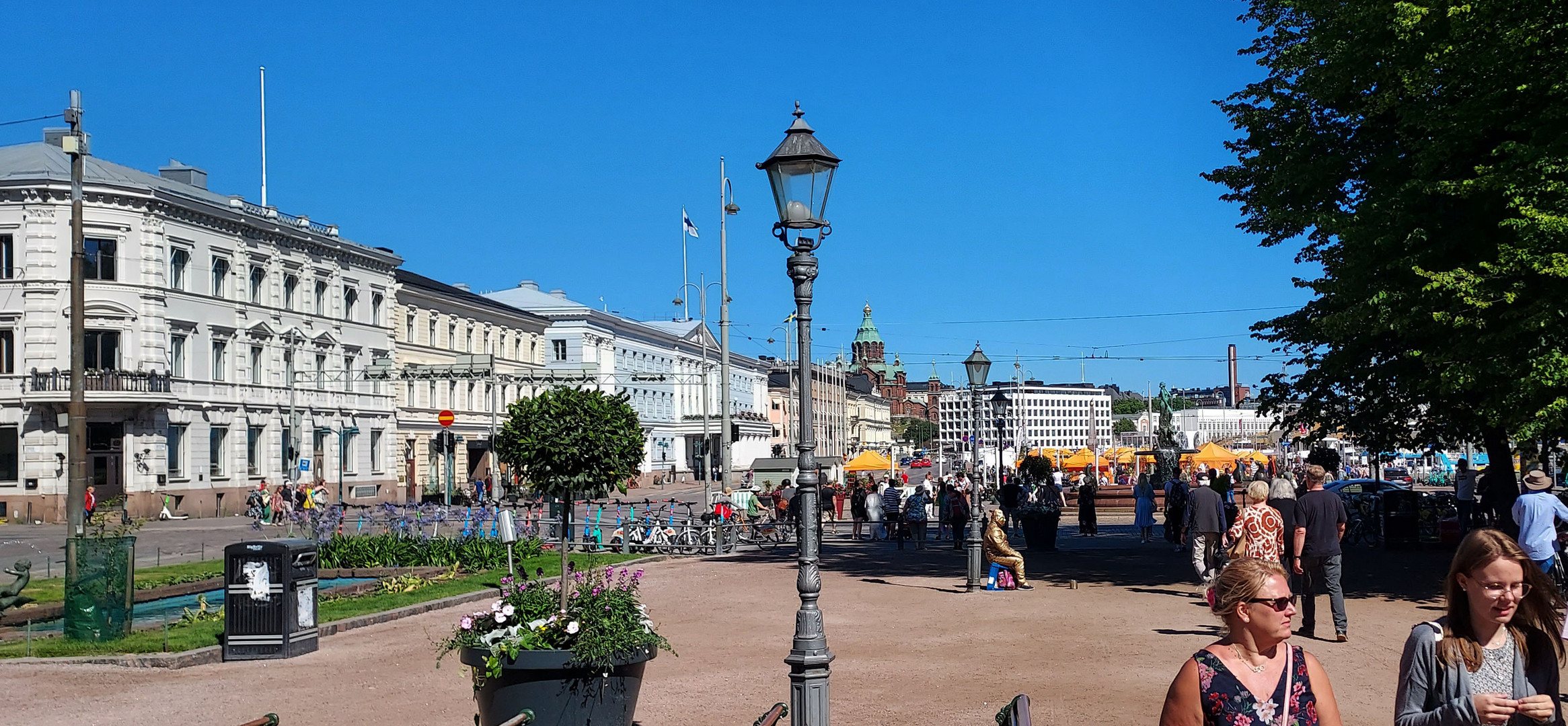 Helsinki, on market square