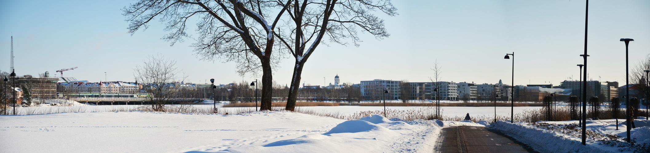 Helsinki, sight from opera house to east