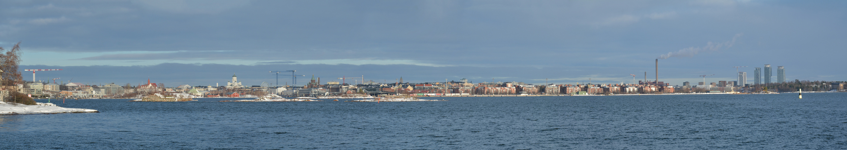 Helsinki sight from Suomenlinna