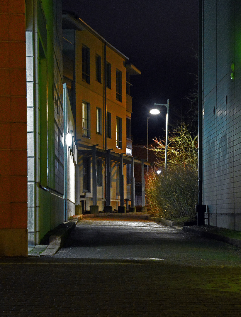 Helsinki, Small alley on Pikku Huopalahti