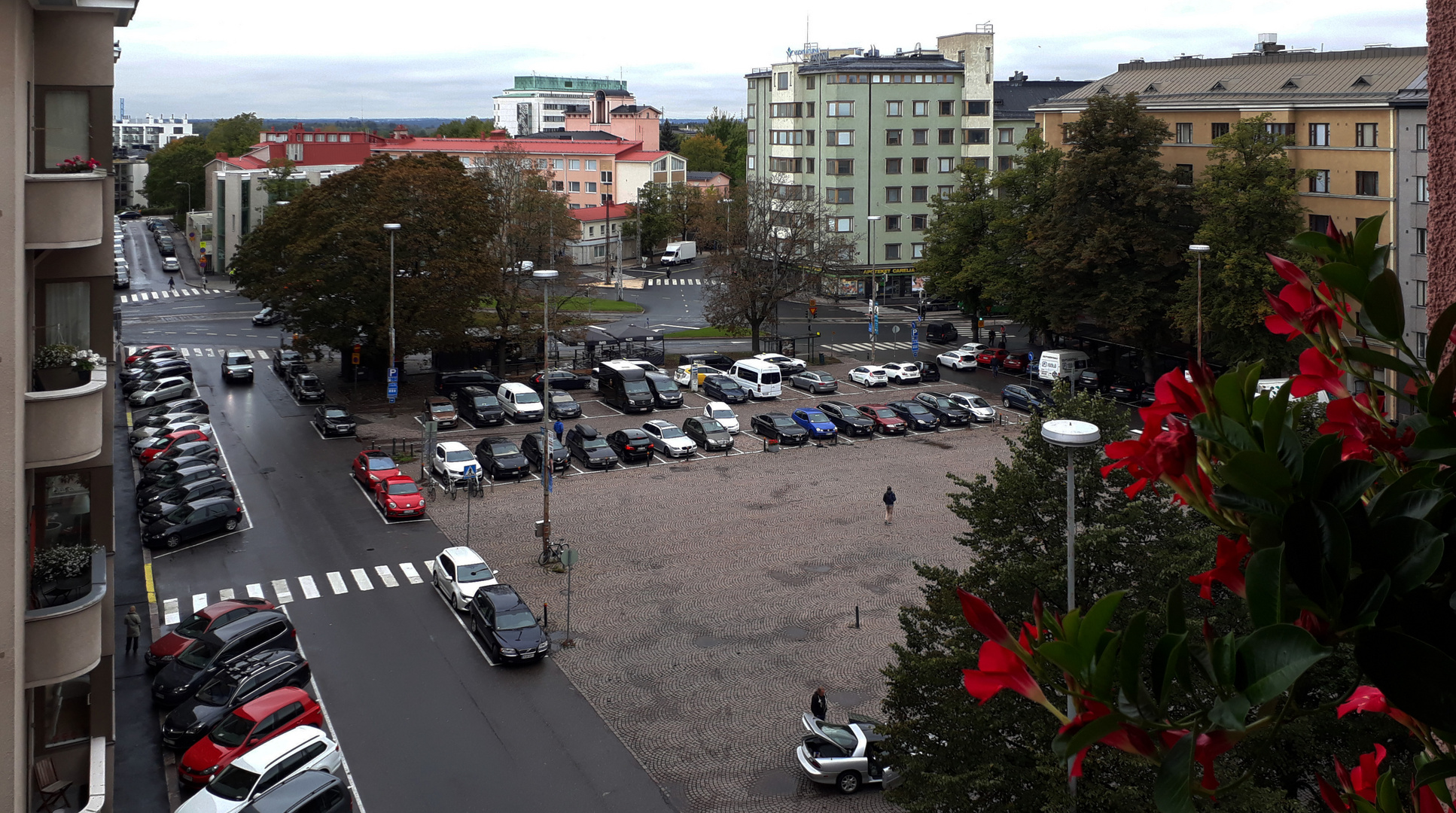 Helsinki, square of Töölö