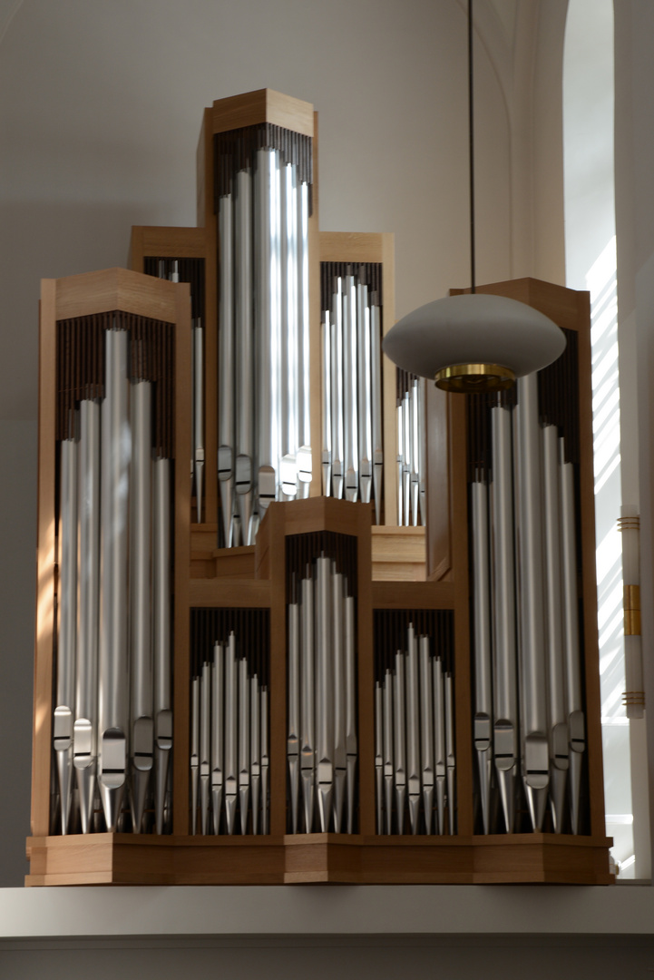 Helsinki, Suomenlinna, the organ in the church 