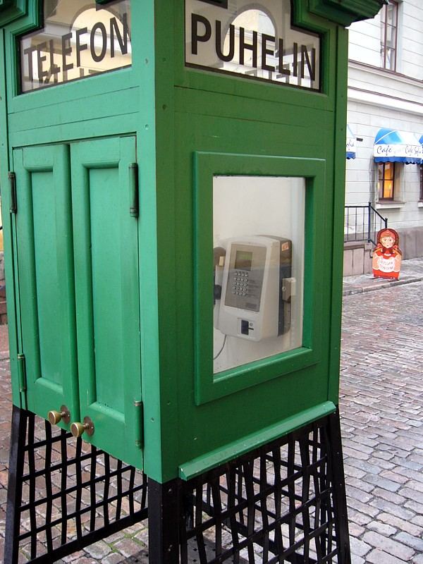Helsinki - Telefonzelle