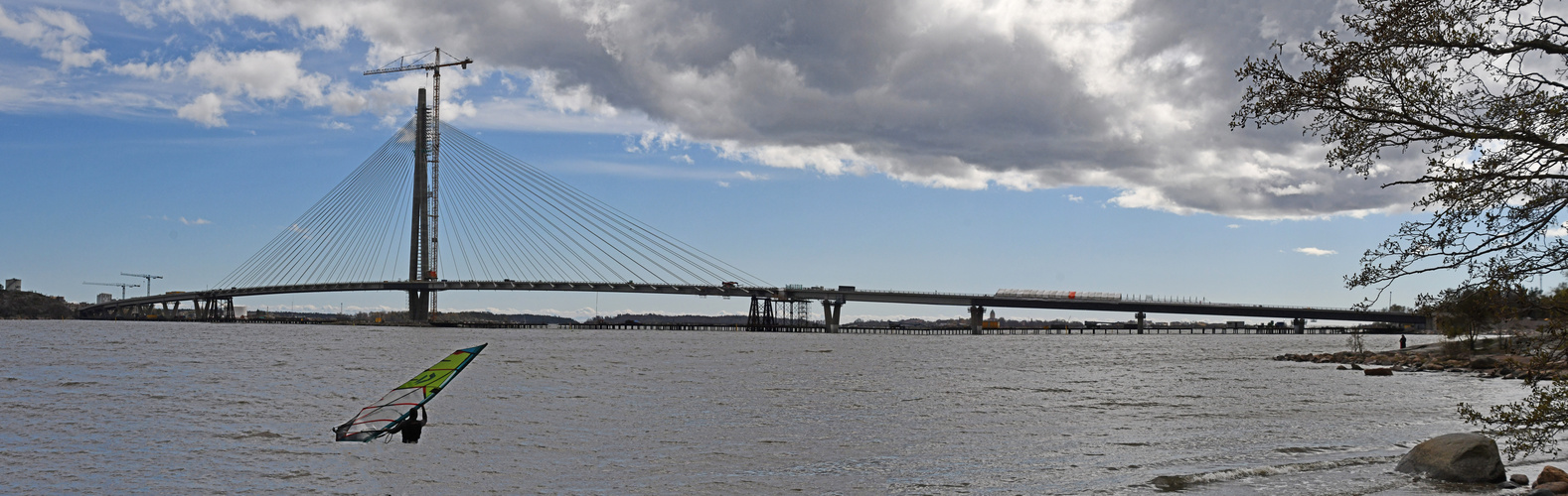 Helsinki, the bridge between Korkeasaari and Laajasalo