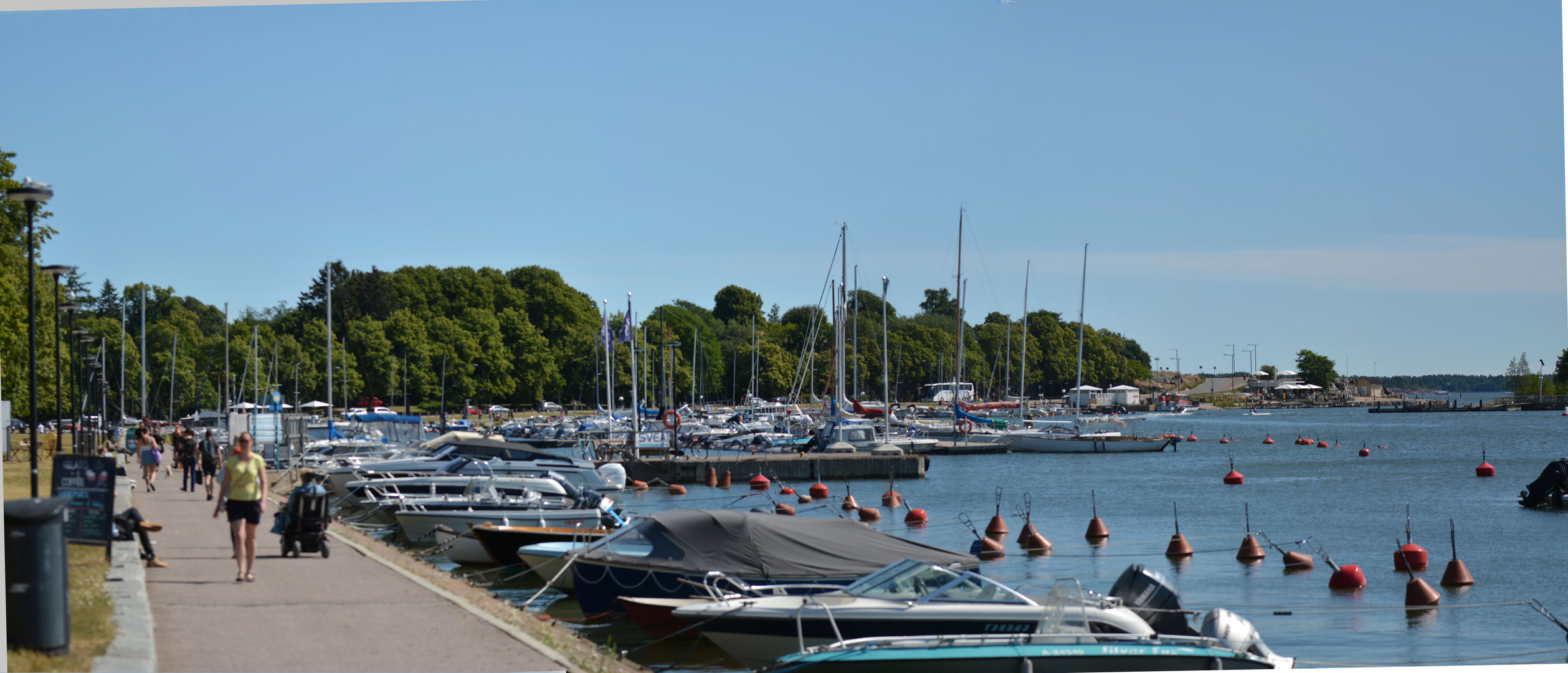 Helsinki, the coast of Kaivopuisto