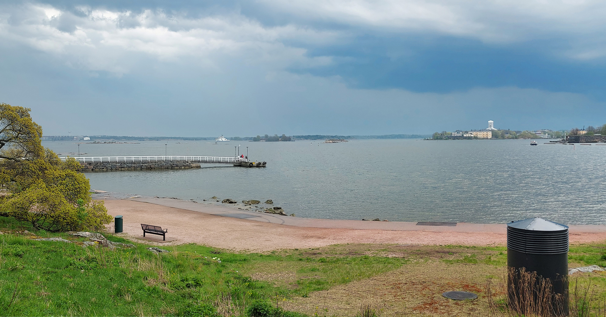 Helsinki, the coastal area of Kaivopuisto