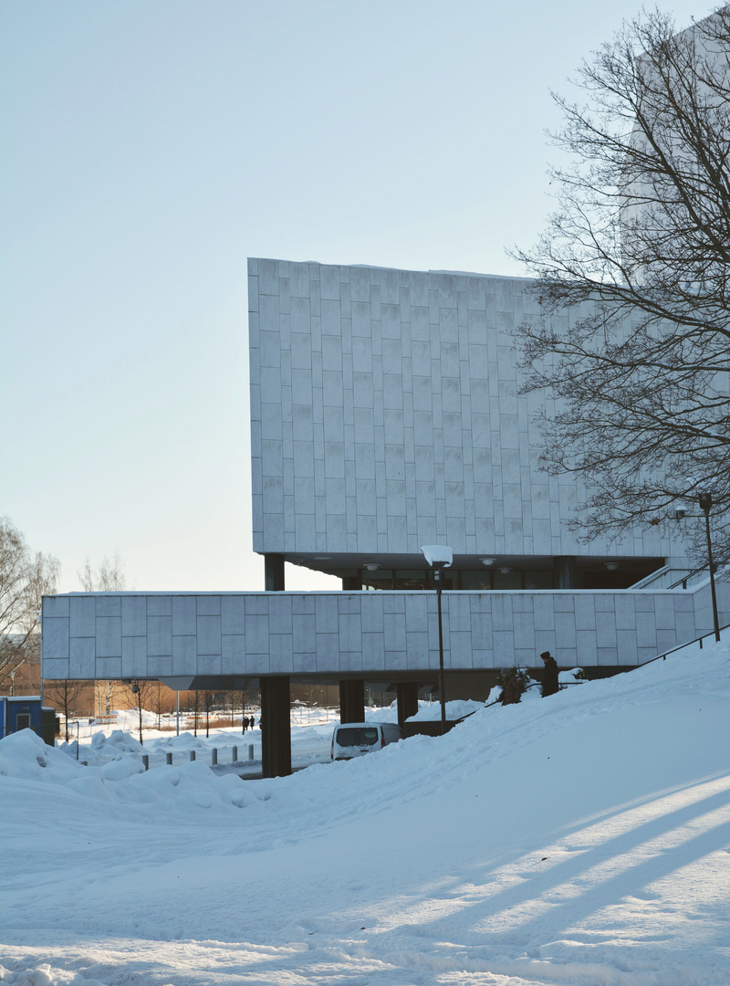 Helsinki, the corner of Finlandia house