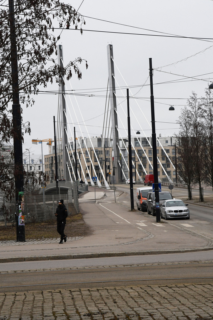 Helsinki, the Crusell Bridge