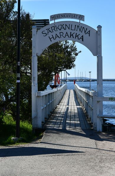 Helsinki, the pier for to Harakka isle