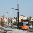 Helsinki, the public traffic street on Haaga 