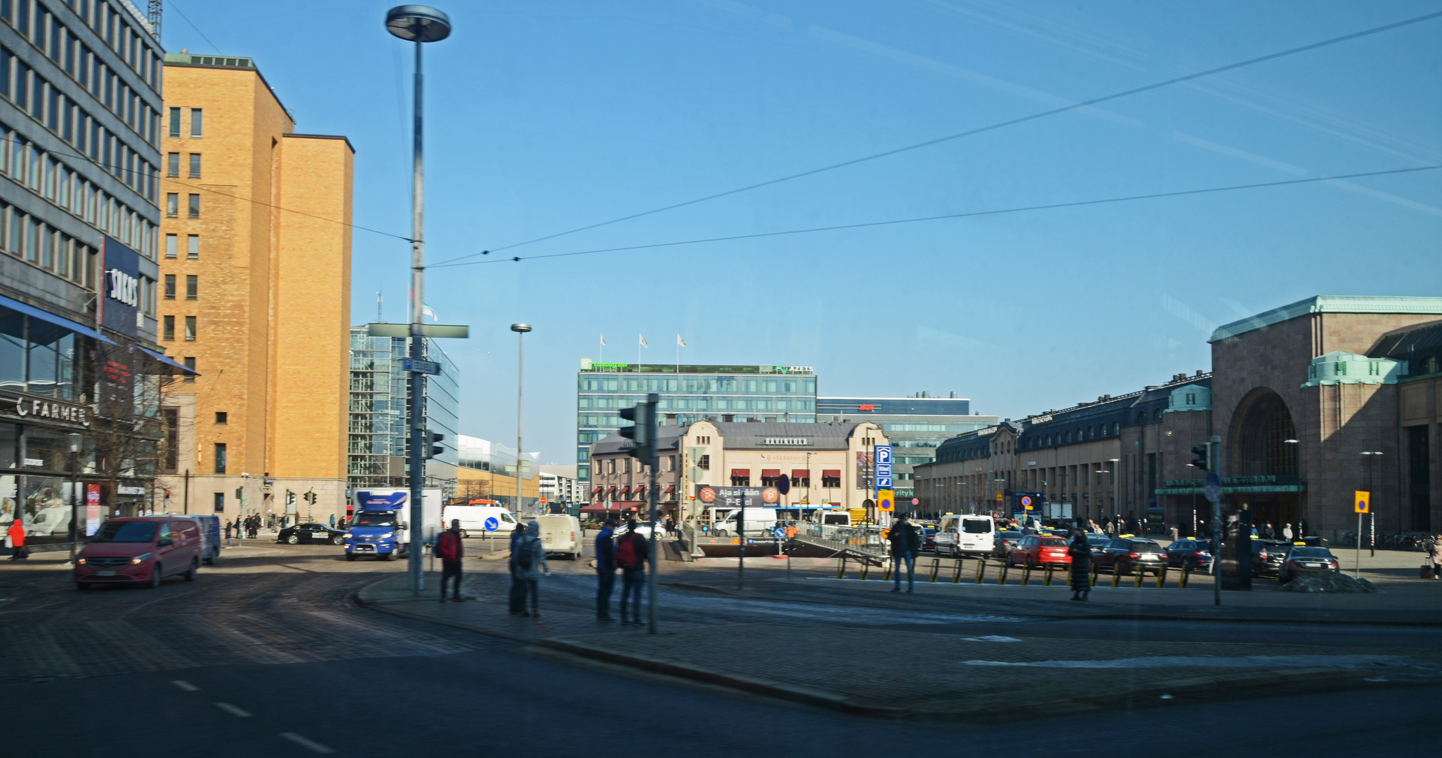 Helsinki The railway square