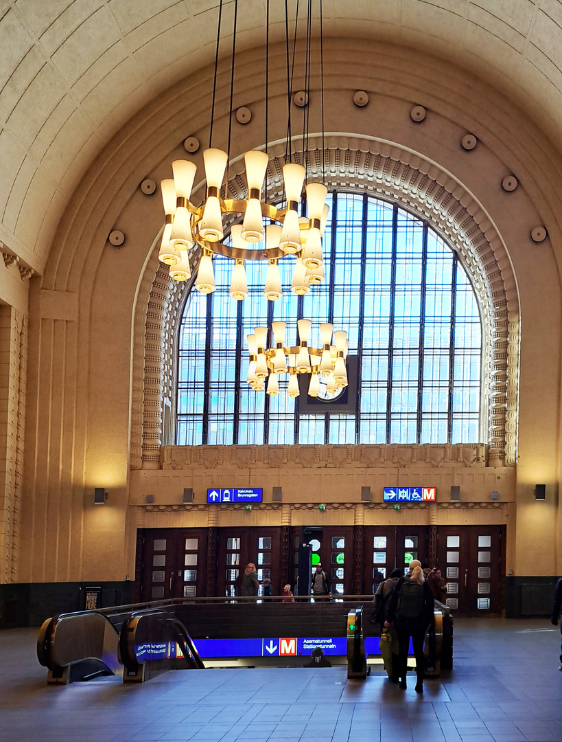 Helsinki, the railway station