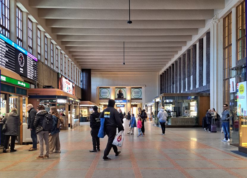 Helsinki, the railway station