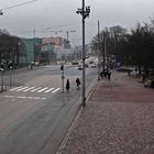 Helsinki, The rainy day on Mannerheimintie 