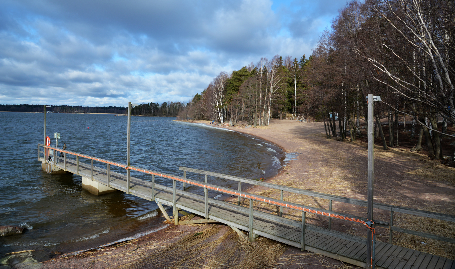 Helsinki, the swimingbeach of Munkkiniemi