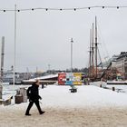 Helsinki, the wintry South harbor