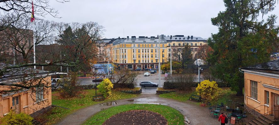 Helsinki, the yard of Helsinki City museum