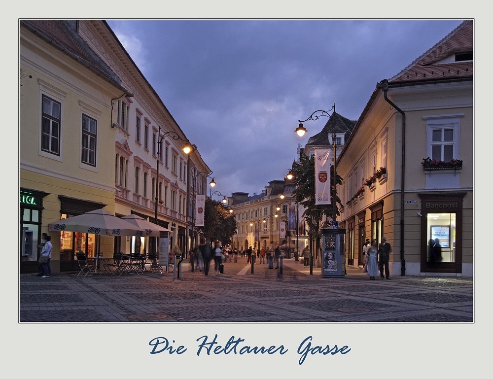 Heltauer Gasse in Hermannstadt