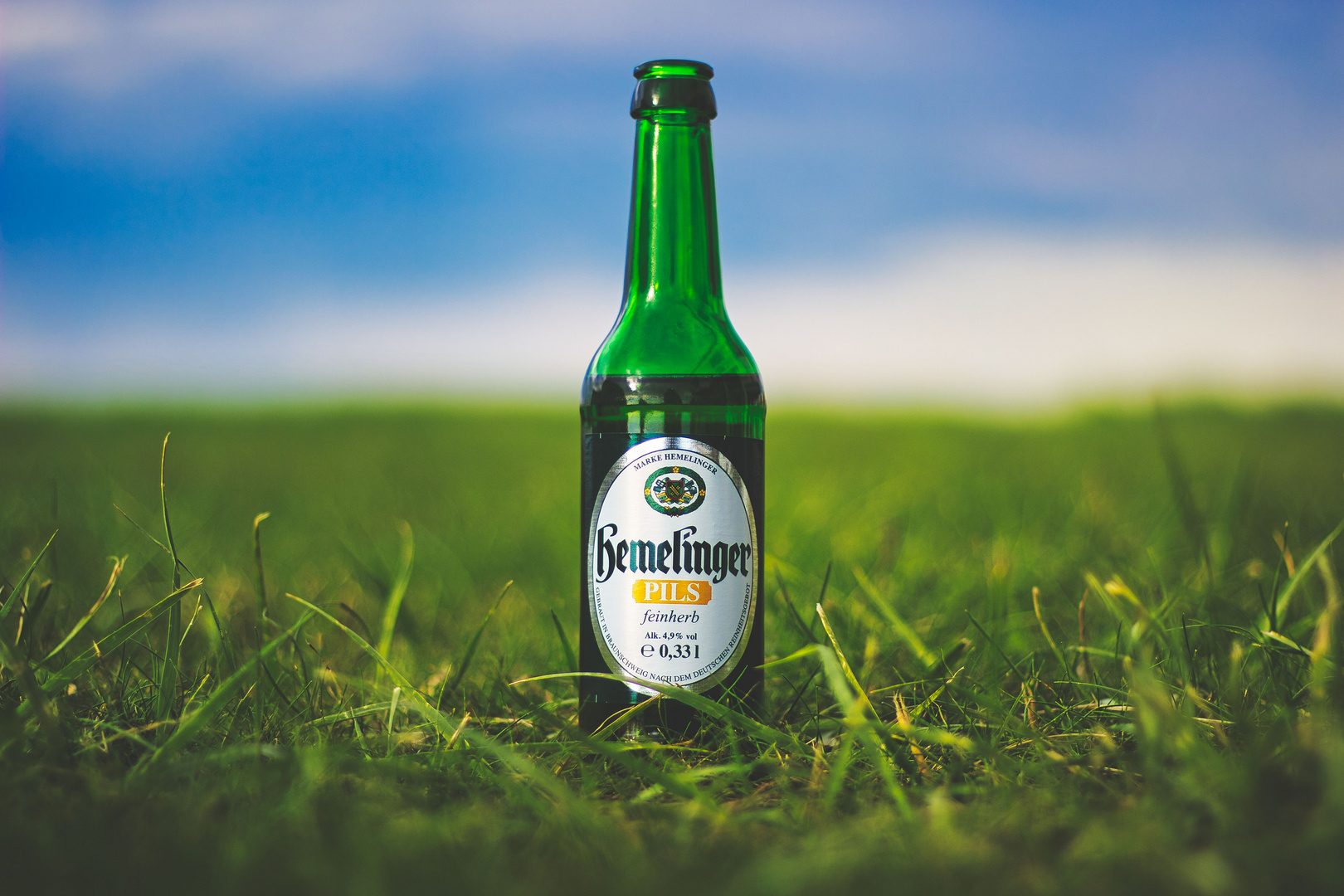 Hemelinger Pils im Grünen