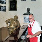 Hemingway as guest inside a bar in Havana Vieja