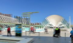 Hemisferic Museo Valencia - Spanien