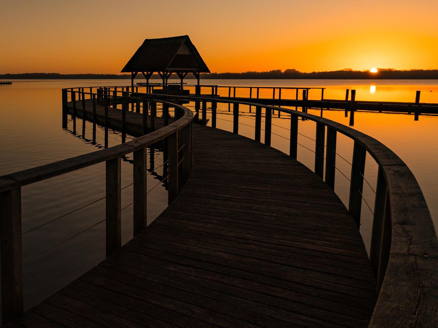 Hemmelsdorfer See - goldener Morgen