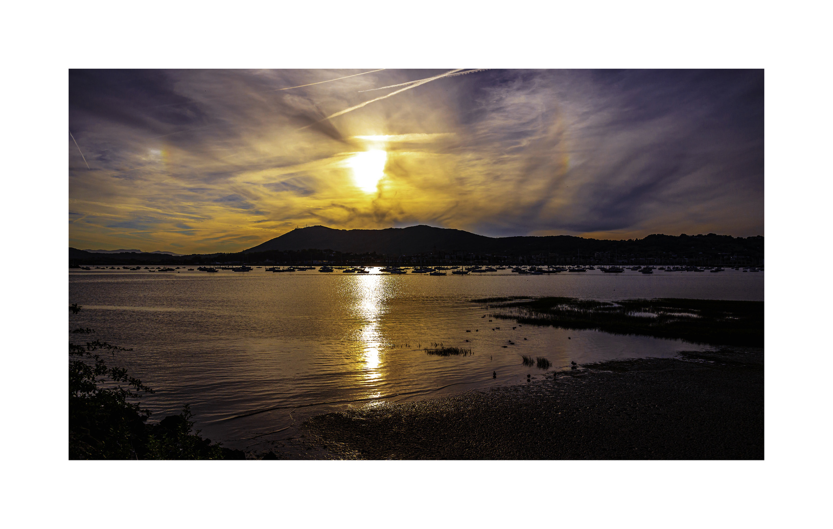 Hendaye . La baie de Txingudi