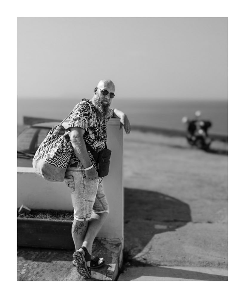 Hendrik on the beach