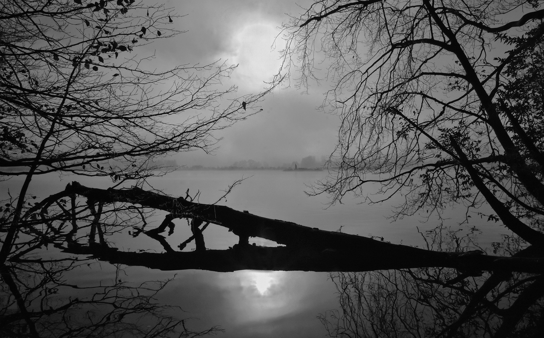 Hengser Stausee am frühen Morgen.....