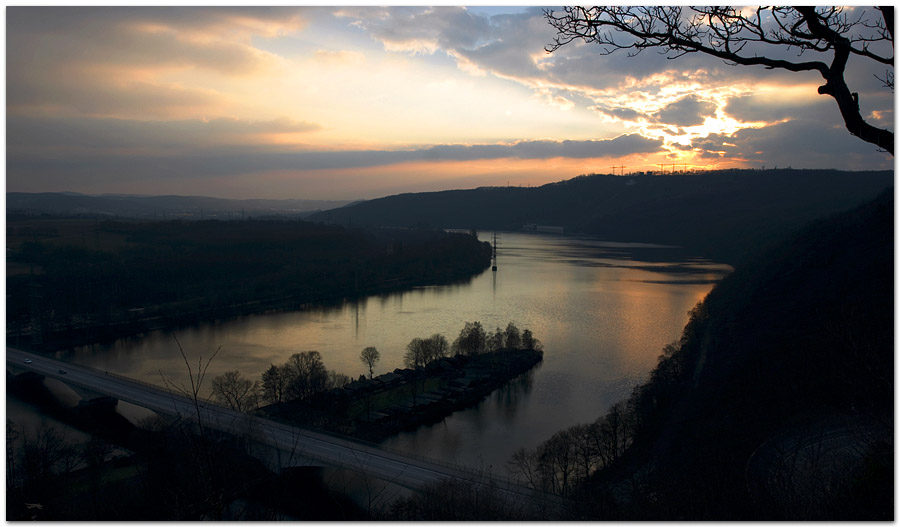 Hengsteysee am Abend