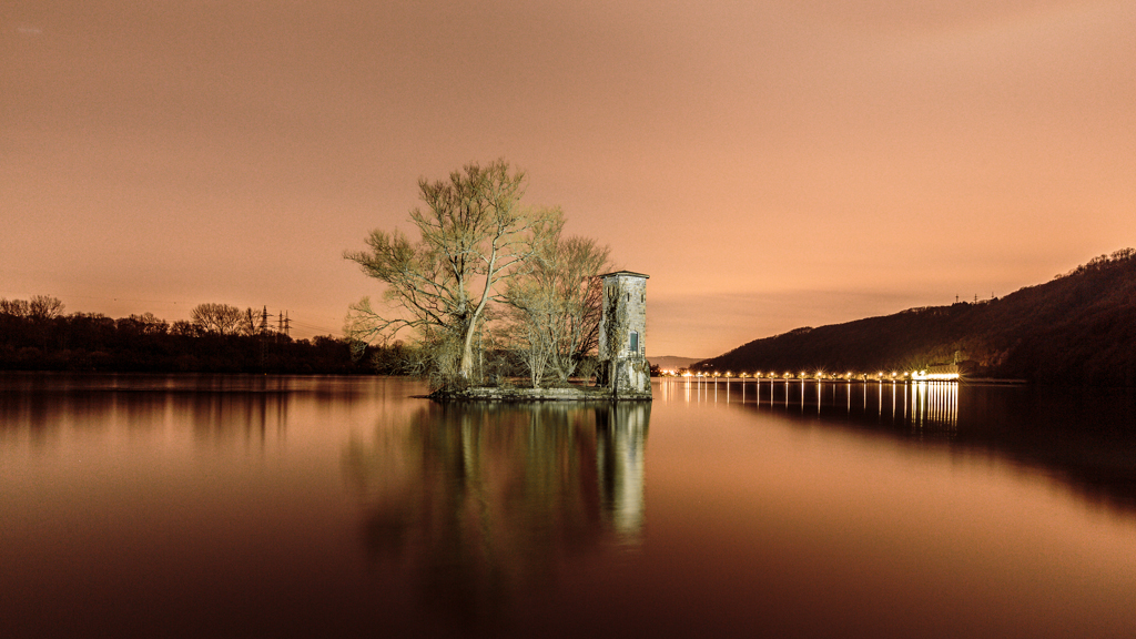 Hengsteysee bei Nacht