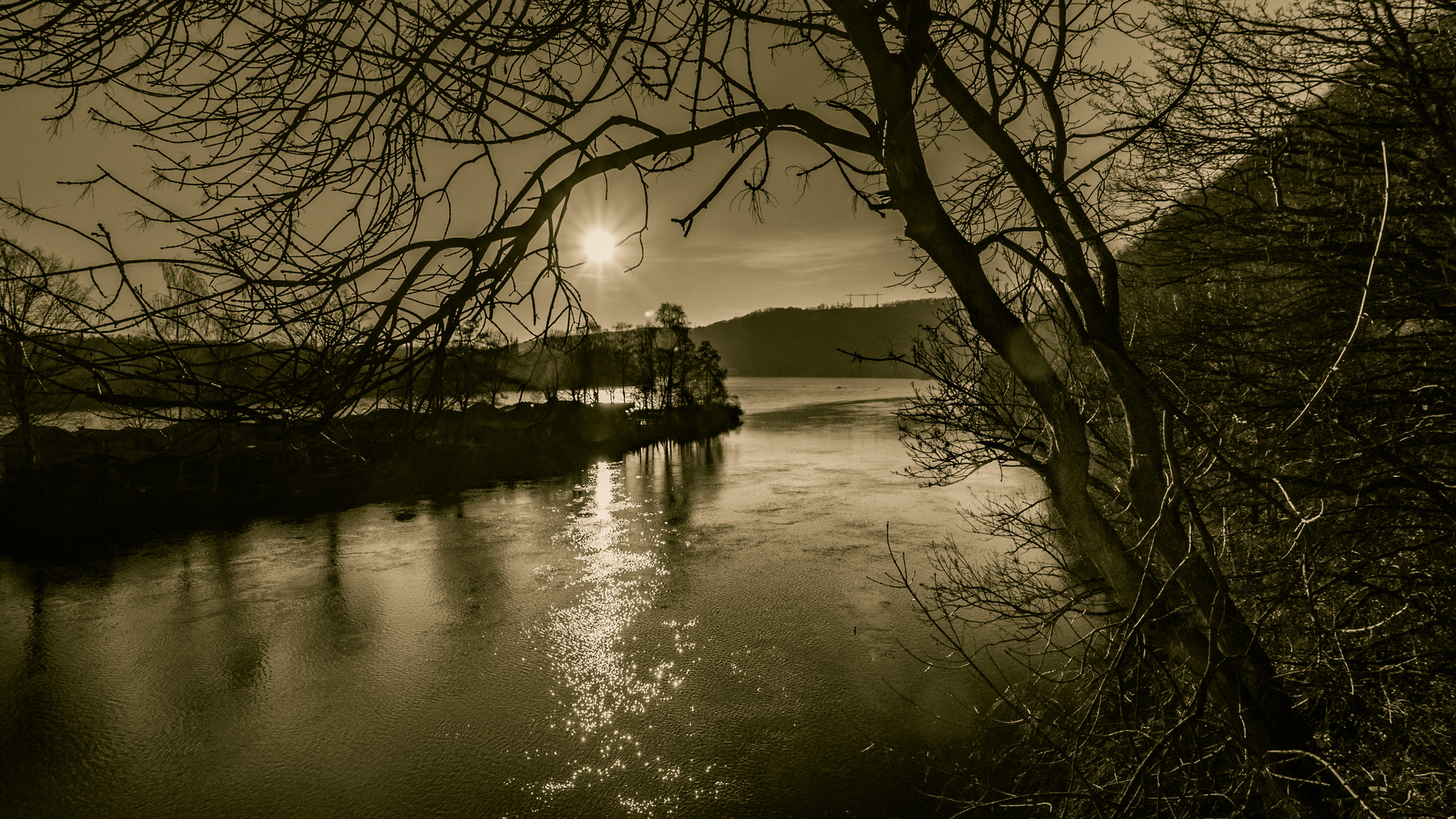 Hengsteysee im Februar