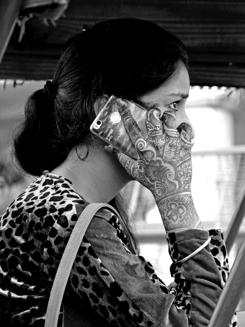 Henna in Black & White