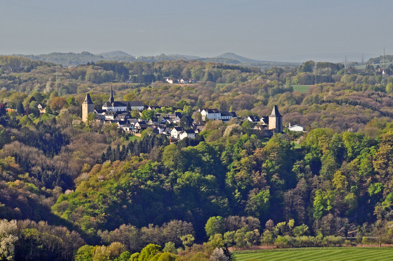 Hennef Blankenberg in der Morgensonne