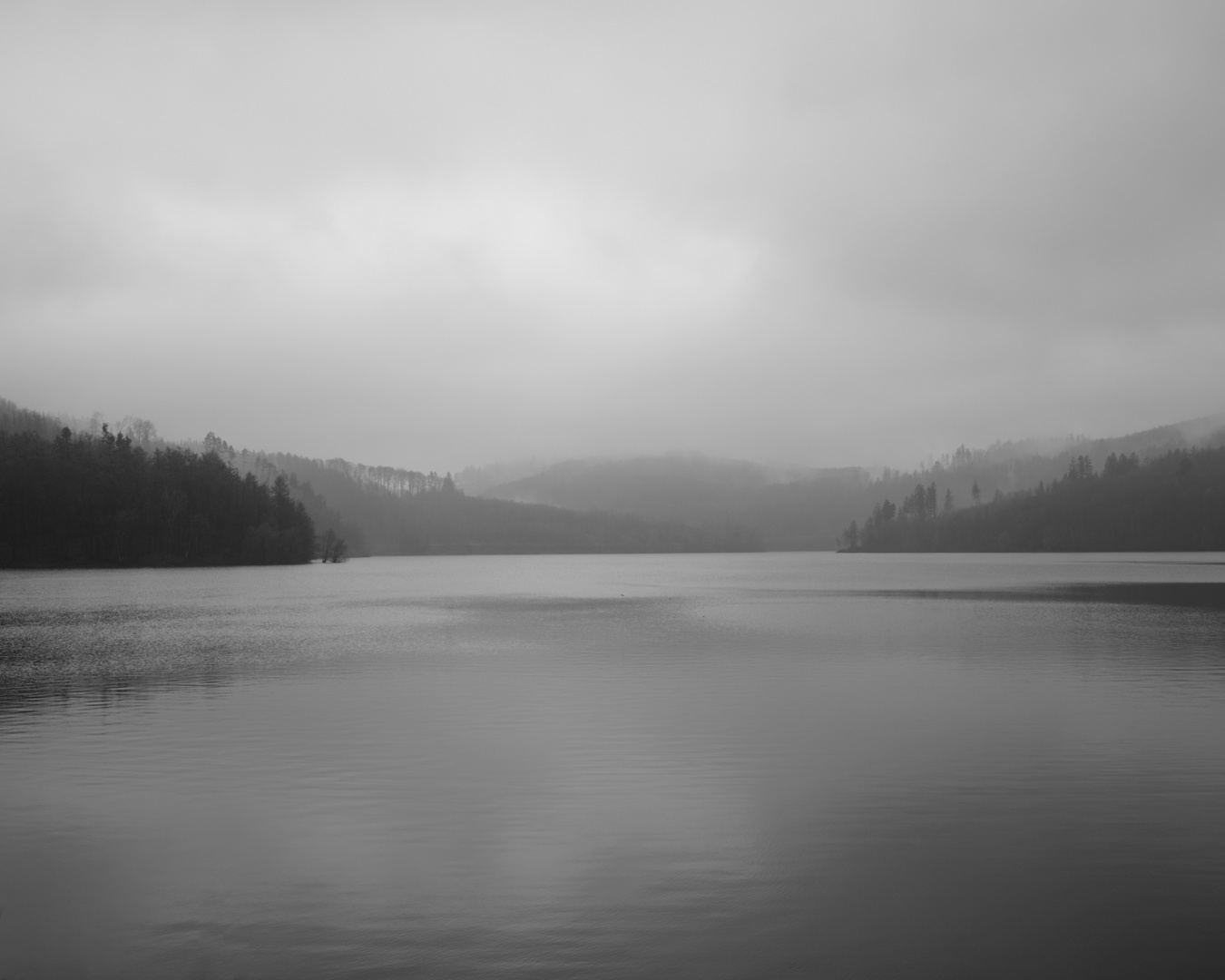 Hennesee im Nebel