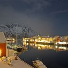 Henningsvær at night