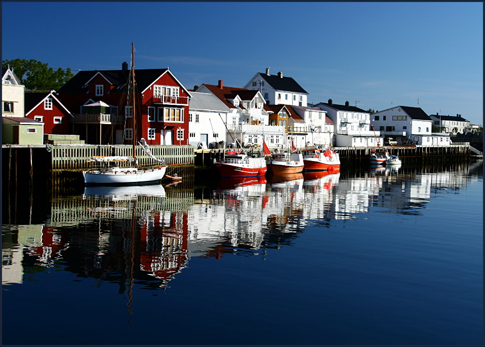 Henningsvær Hafen