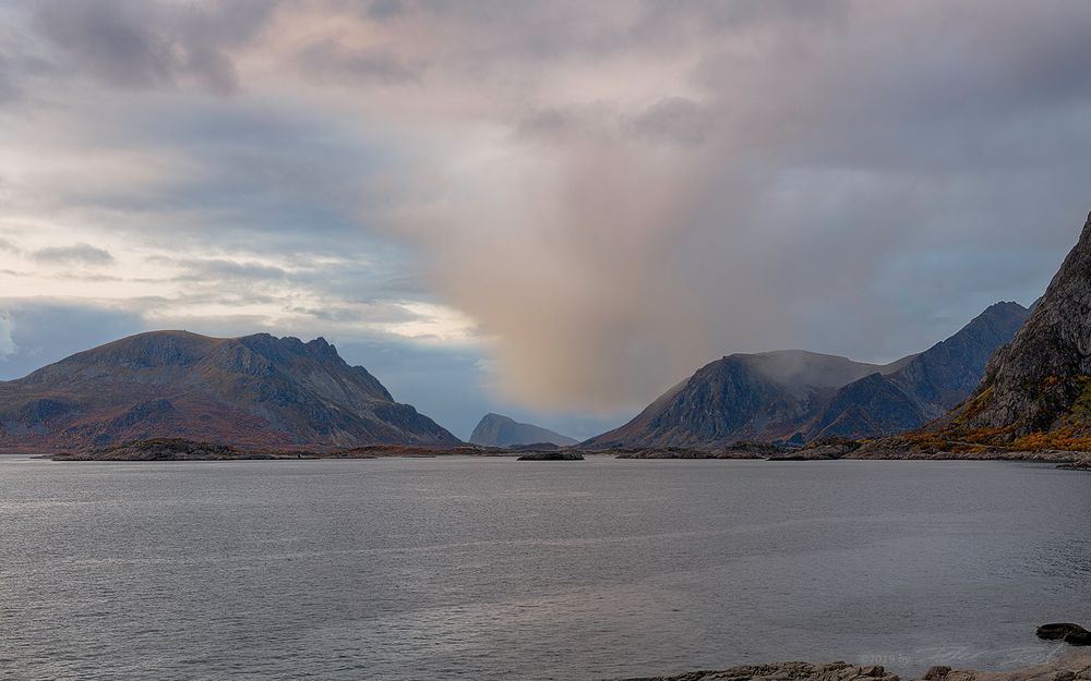 Henningsværstraumen Richtung Gimsøya